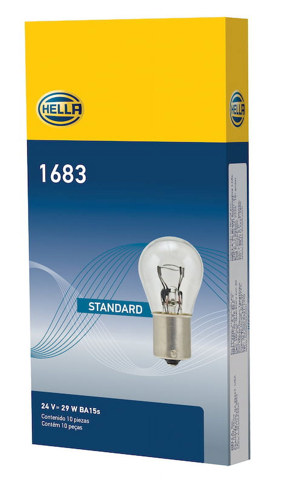 HELLA 1683 Standard Series Incandescent Miniature Light Bulb