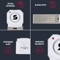 thumbnail image 2 of Alarma de seguridad para puerta SABRE, 120 dB, con forma de cuña, 1500 pies, 2 of 9