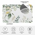 thumbnail image 3 of Teal Eucalyptus Leaves Door Mat Indoor Outdoor,Summer Botanical Spring Weeping Non Slip Welcome Mat with Rubber Backing,Absorbent Fabric Front Door Mats Entryway Rug for Home Patio Entrance 20"x31.5", 3 of 9