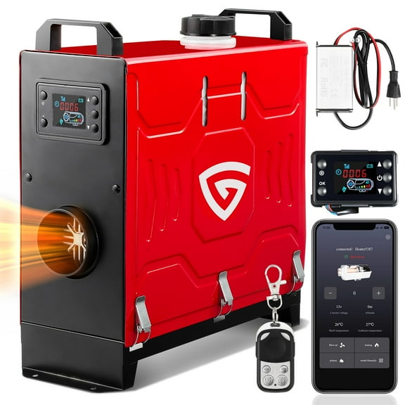 2025 Upgraded Diesel Air Heater All-in-one 12V 8KW bluetooth App LCD for Car Upg