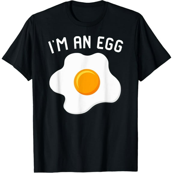 I'm An Egg Costume Funny Halloween Present Fried Egg Costume T-Shirt