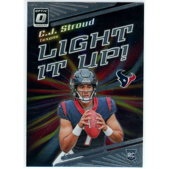 NFL 2023 Panini Donruss Optic Light It Up CJ Stroud LU-CS (Rookie)