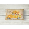 thumbnail image 2 of Carolines Treasures CK2607PW1216 Fall Harvest Bernese Mountain Dog Canvas Fabric Decorative Pillow  12H x16W multicolor, 2 of 3