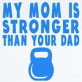 thumbnail image 2 of CafePress - My Mom Is Stronger Than Your Dad Body Suit - Baby Light Bodysuit, Size Newborn - 24 Months, 2 of 4