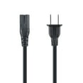 thumbnail image 2 of PGENDAR 5ft 2-Pin AC IN Power Cord Cable Outlet Plug Lead for JVC EM65FTR EM42FTR EM39T LED HD TV Monitor (4FT Cable), 2 of 5