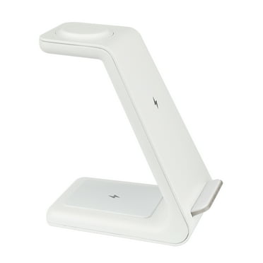 ZSOU 3-in-1 Wireless Charging Stand with Phone, Watch and Earbuds Charger Included, White