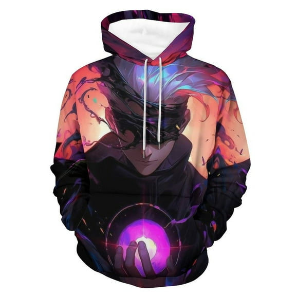 Jujutsu Kaisen Satoru Gojo Hoodie Unisex 3d Novelty Hoodies Graphic Hoodies Pullover Sweatshirts For Men Women Teen S