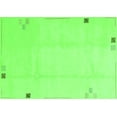 thumbnail image 1 of Ahgly Company Indoor Rectangle Solid Green Modern Area Rugs, 4' x 6', 1 of 4