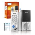 thumbnail image 1 of Cerradura inteligente WiFi Philips con huella digital, código y app, 1 of 9