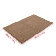 thumbnail image 2 of Cadancy Doormat Woven Texture Non Slip Backing Entryway Rug for Front Door Mudroom Patio Low Profile Absorbent Floor Mat Machine Washable Home Kitchen Accent Carpet Pad, 2 of 8