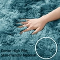 thumbnail image 4 of Debonair Super Soft Shaggy Rugs Fluffy Carpets 2x3 Feet Indoor Modern Plush Area Rugs for Living Room Bedroom Home Decor Upgrade Anti-Skid Rectangular Fuzzy Rug, Blue, 4 of 9