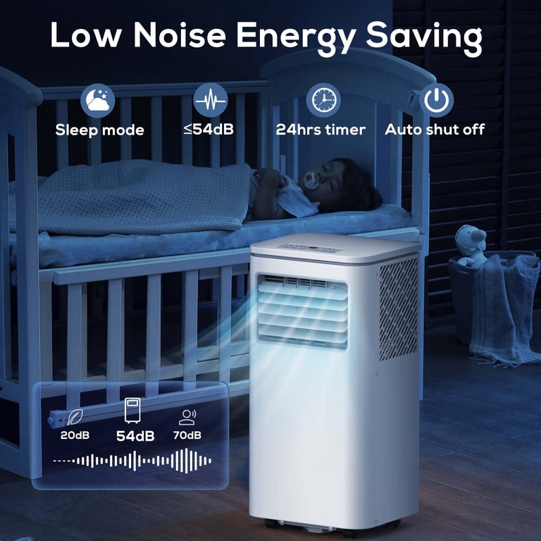 Auseo Portable Air Conditioners Fan with Remote Control，12,000 BTU Air  Conditioner Portable up to 300 Sq. Ft - Walmart.com