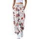 thumbnail image 1 of Pantalones de cintura elástica con bolsillo estampado navideño informal a la moda para mujer, pantalones largos rectos, pantalones de chándal Fridja hfkajh100813, 1 of 4
