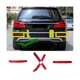 thumbnail image 2 of A1668200374 A1668200474 Rear bumper fog light Rear fog light reflector Auto for - X166 3 red, 2 of 5