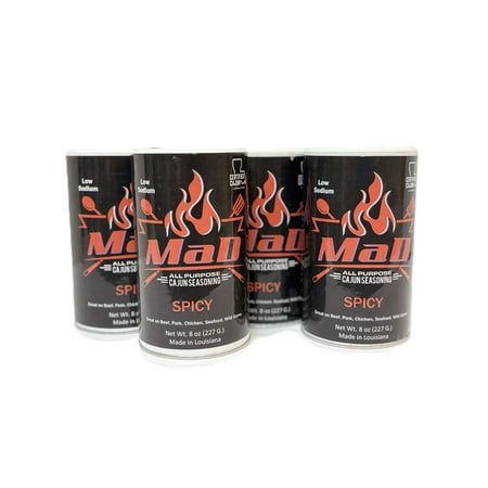 MaD Cajun Seasoning Spicy - 4 Pack - 8oz