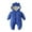 KO504 Blue, variant on Rhuody Outerwear Jackets For Girls Long Sleeve Baby Snowsuit Winter Clothes Jumpsuit Boys Girls Hooded Jacket Caual Comfy Coat Blue 0-3 Months