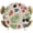 Beige, variant on Botanical Fruit Round Tablecloth 45-54 Inch Round Fitted Table Cloth with Elastic Edge, Retro Blueberry Raspberry Leaves Black Waterproof Table Cover Protector for Outdoor Picnic Party Dining