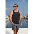 thumbnail image 2 of COOFANDY Men's Workout Tank Tops UPF 92+ Sleeveless Gym Muscle Shirts Quick Dry Bodybuilding Tanks for Swim Beach, 2 of 6