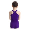 thumbnail image 3 of MSemis Kids Girls Two Pieces Athletic Sports Gymnastics Leotard Dancewear, 3 of 7