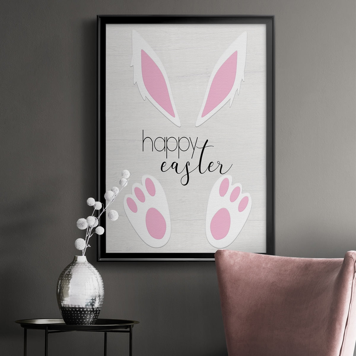Happy Easter Premium Framed Print - Ready to Hang
