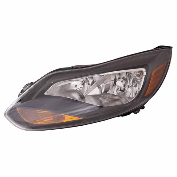 KAI New CAPA Certified Standard Replacement Driver Side Headlight Assembly, Fits 2012-2014 Ford Focus