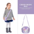 thumbnail image 3 of Girls Crossbody Bag Kids Purse Adorable Bunny Shoulder Bag Birthday Gift for Girls, 3 of 4