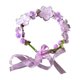 thumbnail image 4 of Diademas Garland, corona floral nupcial, para mujeres y niñas. Accesorios para el cabello con cinta, diadema con corona de flores y corona de flores Violeta Baoblaze corona de pelo, 4 of 7