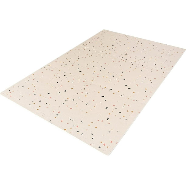 3 Sprouts Baby Play Mat - Foam Puzzle Tiles With Edge Pieces For Play Area