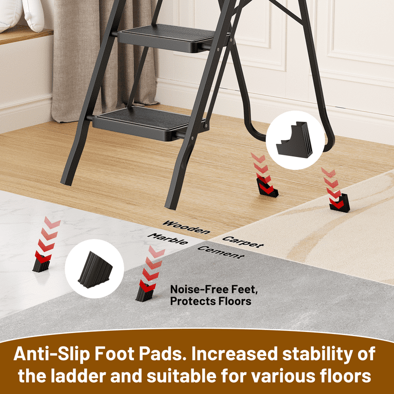 Lafati 4-Step Folding Ladder, 330 Lb Capacity photo 7