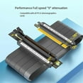 thumbnail image 5 of Full Speed PCIE-E16X to 16X 4.0 Graphics Card Extension Cable PCI Express GPU Expansion Card Adapter Card Extender A, 5 of 5