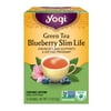 (6 pack) (6 Boxes) Yogi Tea, Green Tea Blueberry Slim Life Tea, Tea Bags, 16 Ct, 1.12 OZ
