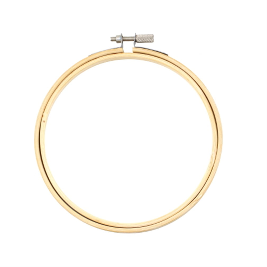6 Different Size Round Shape Handy Wooden Cross Stitch Machine Embroidery Hoop Ring Bamboo Sewing Tool Accessory