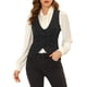 thumbnail image 1 of INSPIRE CHIC Chaleco Vintage para Mujer, Chaleco Steampunk de Jacquard con Botones y Bolsillos, 2XL Negro, 1 of 6