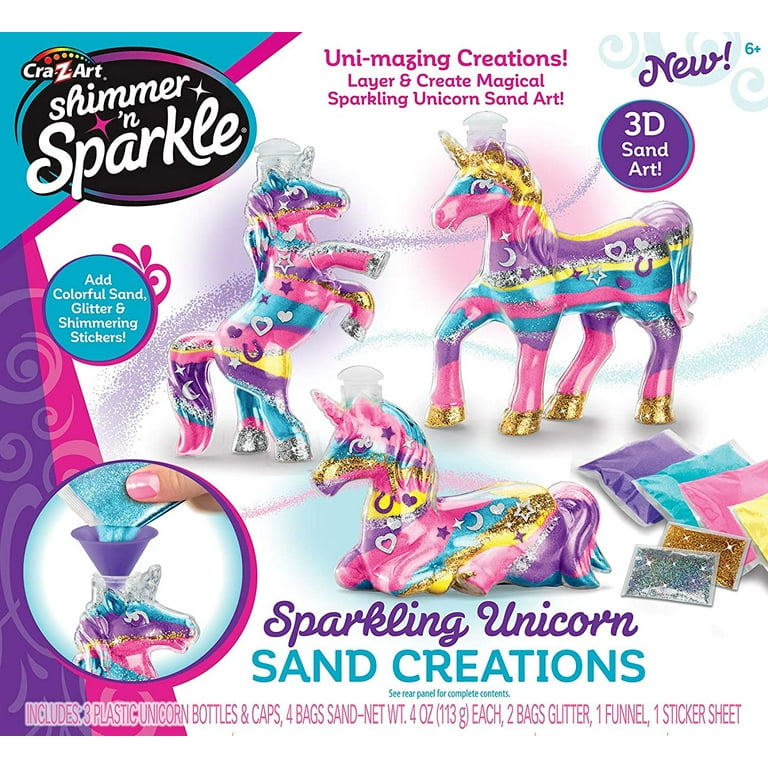 Cra-Z-Art Shimmer 'N Sparkle Sand Creations Kit-Sparkling Unicorn