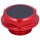 thumbnail image 2 of Tapa de aceite de motor, cubierta de llenado de aceite anodizado de aleación de aluminio, accesorio de repuesto para coche, color rojo, 2 of 5
