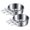 L, variant on Bird Feeding Cups Removable Stainless Steel Bowl Bowls Screw On Bird Feeder Bowl with Clamp