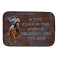 thumbnail image 1 of Carolines Treasures SB3061DDM Roper Horse If You Climb in the Saddle, be Ready For the Ride Dish Drying Mat, 1 of 1