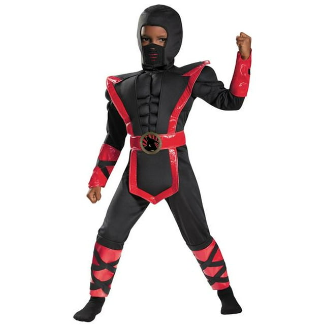 Ninja Toddler Muscle Costume, Size 4-6