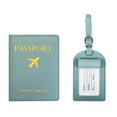 thumbnail image 1 of Pass-port Holder Multi-Purpose Tear-Resistant Dirt Proof Wear-resistant Portable Protector Anti-scratch Pass-port Cover And Luggage Tag Set Daily Use, 1 of 11