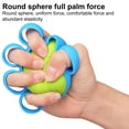 thumbnail image 2 of Toudaret 1 Pcs Finger Grip Ball Massage Non-slip Rehabilitation Training Ergonomic Five Finger Strength Circle Grip Device Fitness Equipment, 2 of 5