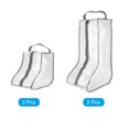 thumbnail image 3 of Uxcell Boots Storage Bag, Dust Proof Tall / Short Boots Carry Bags for Travel, Gray 4 Pack, 3 of 6