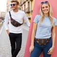 thumbnail image 2 of Fanny Pack Black Halloween Pumpkins Waist Pack Bag,Running Cross Bag,Waterproof Large Fanny Packs for Women Men for Travel Running Hiking Cycling, 2 of 6