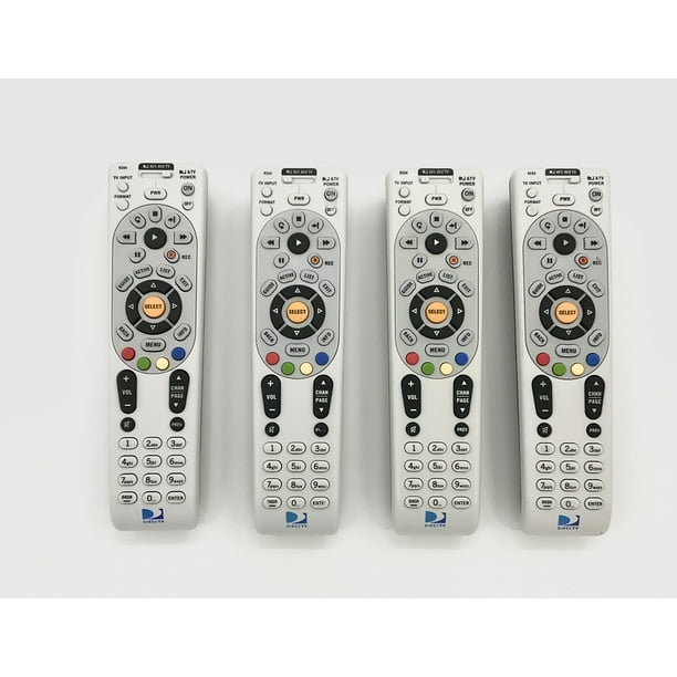 (4 Pack) Replacement DirecTV RC64 IR 3Device Remote Control