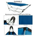 thumbnail image 4 of REKHH  Portable Hammock Fits into Carry Bag for Easy Travel - Perfect for Backyard, Pool, Beach, Hiking ,Black, 4 of 4
