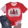thumbnail image 1 of Puntoco - Camiseta estampada a la moda para mujer, blusa de manga corta, cuello redondo, tops casuales Puntoco Puntoco-2234, 1 of 5