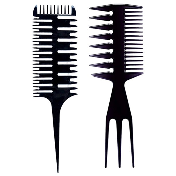 Pro Styling Peine Set Peine de puntiaguda Corte Multifunción Antiestático de peluquería Desenredador Cepillo para el cabello Salón Peine de espinas de pescado Sunnimix Peine de la selección del pelo