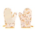 thumbnail image 4 of PGYONG Oven Mitts Gloves 1 Pair Heat Resistant 480 ℉ Non Slip Clear Silicone Printed Christmas Kitchen Women Men Cooking Baking Barbecue Machine Washable (Christmas,Gray Mittens), 4 of 7