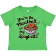 thumbnail image 3 of Inktastic You're the Meatball to My Spaghetti Boys or Girls Toddler T-Shirt, 3 of 5