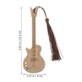 thumbnail image 2 of LITINKIMI Bookmarks Wooden Khaki 6Pcs 4.91x1.57x0.08in, 2 of 8
