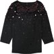 thumbnail image 1 of Blusa de Jersey con Lentejuelas para Mujer Alfani Negro 2X, 1 of 2